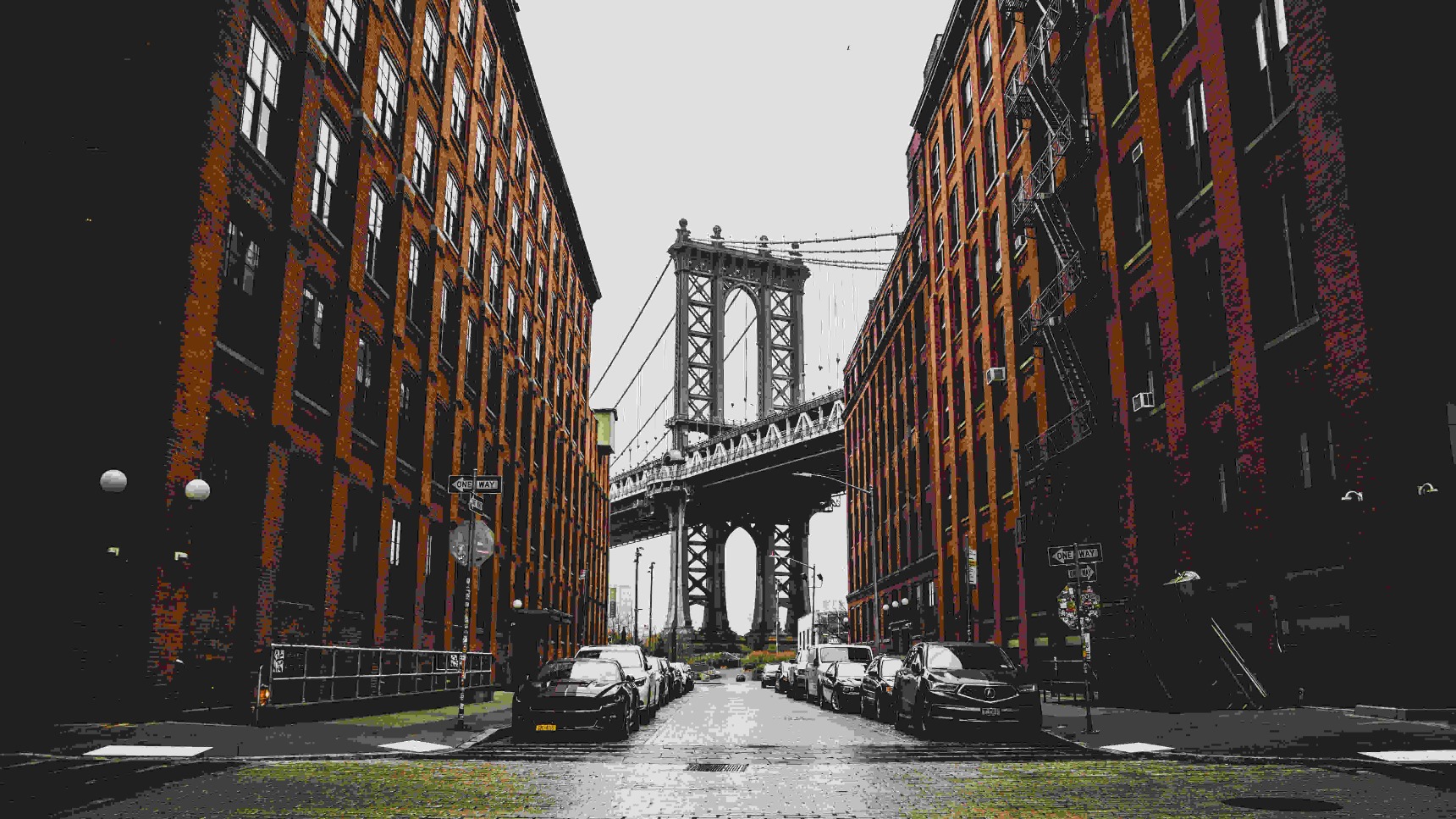 Manhattan through Dumbo